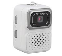 Garsent Mini Camera 1080P HD Video Recorder, Keychain Digital Camcorder with 64GB Card, 0.96" HD Display, 100 Mins Battery Life, Tiny Camera for Travel/Vlog/Night Shots (White)
