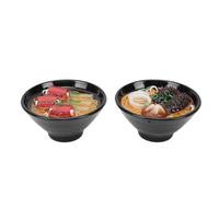 Garsent Mini Ramen Bowl Model 2 Pcs Fake Food Display Props Artificial Noodle Model Ultra Realistic Seafood Ramen Replica for Photo Prop Keychain Bag Decor 7cm Compact Lightweight (Sea Cucumber