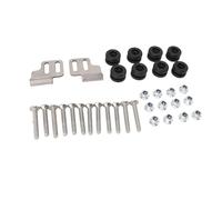 Garsent Motorcycle Side Luggage Case Fasteners Metal Secure Fixation Rear Trunk Mounting Kit Universal Fitment