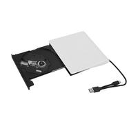 Garsent Plug and Play External DVD Drive, High Speed Data Transfer, Powerful Performance, High Compatibility, USB 3.0 Interface, DVD Reader for Laptop PC with Tray Type Loading Method