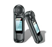 Garsent Portable Alcohol Tester, Noncontact Breathalyzer, High Accuracy Breath Alcohol Detector, USB Rechargeable with Digital LCD Screen, for Safe Driving after Drinking (Black)