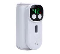Garsent Portable Bottle Warmer for Travel, 18W Rapid Warming with Battery-Powered Temperature Display, Waterless Milk Warming for Comfortable Baby Feeding On The Go