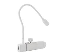 Garsent Portable Lash Lamp, U V Light with Foot Pedal Control, Handheld Rapid Curing Eyelash Extension Lamp with Tweezers, Essential to Cure U V Eyelash Extension Glue (White)