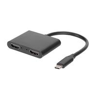 Garsent Portable Network Adapter,4-In-1 HUB,Type-C Docking Station Expansion Converter,New Type-C Docking Station to Dual Four-in-One Typec to Dual Expansion USB HUB