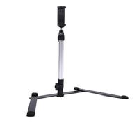 Garsent Projector Overhead Tripod, 360 Deg Rotation Overhead Phone Mount, Desk Webcam Mount Stand with Phone Holder Clip and Remote for Baking Online Teaching Live Streaming