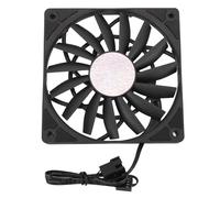 Garsent PWM Case Fan, 120mm MFDB Dynamic Pressure Bearing 500 to 1800 RPM Cooling Fan 52.9CFM, Compatible with Chassis, Low Noise, Long Service Life, Easy Install with Soft Silicone Pads