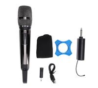 Garsent Rechargeable Cordless Microphone, Professional UHF Metal Handheld Mic for Karaoke Weddings Parties Speeches, 328ft Range, Noise Reduction Dynamic Mic, Plug and Play