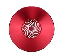 Garsent Record Stabilizer Clamp, Premium Quality Audio Disc Turntable Aluminum Record Weight Clamp(red)