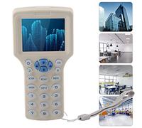 Garsent RFID NFC Card Copier Reader, Handheld Multi Frequency RFID Reader Writer Key Copier with 5 x 125 kHz ID Card, 5 x UID 13.56 MHZ secret key, 5 x Key Fobs/Tags 125khz