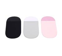 Garsent Slim Mouse Holder, Universal Stick On Wireless Mouse Case Storage Pouch for Laptop Computer, Self Adhesive, Black Silver Roseate, 3 PCS