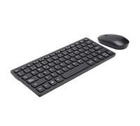 Garsent Spanish Keyboard and Mouse, 78 Key Wireless Keyboard for PC Laptop, Ergonomic 2.4GHz Spanish Language with Silent Mouse and Ultra Slim Design