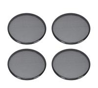 Garsent Speaker Grill Cover, 4Pcs 4.96in Car Speaker Protective Mesh Cover, Cold Rolled Steel Round Speaker Grill Cap for Car RV Boat Home Theater Home Audio Speakers