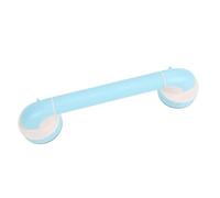 Garsent Suction Shower Grab Bar 14.37 Inch Heavy Duty Safety Rail Bathtub Handle for Baby Kids Non Slip Bath Support (Blue)