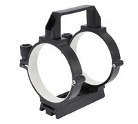 Garsent Telescope Tube Ring with Protective Lining for Astronomical Telescope Mounting, Dovetail Plate for Outdoor Observation, Aluminum Alloy Clamp for 80-90mm Tubes