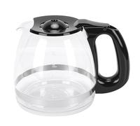 Garsent Universal Replacement Coffee Carafe, Glass Pot for Drip Coffee Makers - Glass, Easy Grip Handle, Black Lid, Capacity Markings, Easy to Clean (Replacement for BD 12 Cup 1.8L)