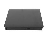 Garsent USB 3.0 External CD DVD Drive, Plug and Play High Speed Portable DVD Burner for Laptop Desktop PC, Supports DVD/CD Playback, Data Transfer, System Recovery, and More (Black)
