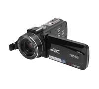 Garsent Video Camera Camcorder, 4K UHD 30MP Autofocus Video Camera with LED Fill Light, 10x Zoom, 2 Inch IPS HD Touch Screen, Remote Control, 1300mAh Batteries