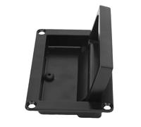 Garsent Zinc Alloy Recessed Door Pull Handle, Spring Loaded Flush Lift Handle Black for Boat Yacht RV Trailer Toolbox with Mount Screws, 3.66 X 2 Inch