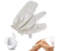 Garshana, Garshana Gloves Raw Silk Massage Gloves Ayurvedic Massage, Reusable and Gentle On Skin, Suitable for Bathing (1PCS)