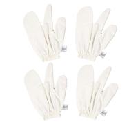 Garshana Gloves for The Lymphatic System, Garshana Gloves, 2 Pairs Soft Lymphatic with Elastic Cuff, Reusable Body Exfoliating Tools