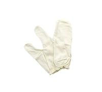 Garshana Gloves Raw Silk Massage Ayurvedic Massage, Raw Silk Garshana with Elastic Wrist Bands (1 Pc)