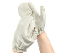 Garshana Gloves Raw Silk Massage for Dry Brushing 2 Pcs Natural Raw Silk Ayurvedic Gloves - Exfoliating Massage Mitts for Lymphatic Drainage & Skin Detox - Unisex Size