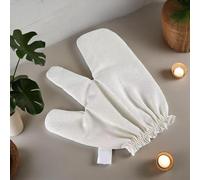 Garshana Gloves Raw Silk Massage Gloves Ayurvedic Body Exfoliating Gloves Exfoliating Bath Massage Scrubbing Glove for Dry Brushing 2025 New Garshana Gloves