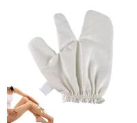 Garshana Gloves Raw Silk Massage Gloves, Garshana Gloves, Raw Silk Body Massage Gloves for Exfoliating Skin, Raw Silk Ayurvedic Dry Brushing Massages Glove for Women (1pcs)