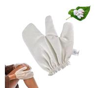 Garshana Gloves Silk, Garshana Gloves Raw Silk Massage Gloves Ayurvedic Massage Dry Brushing, Exfoliating Garshana Gloves (1 PCS)