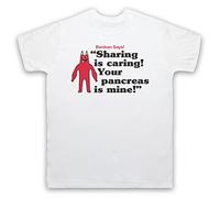 Garten Banban Sharing is Caring Your Pancreas is Mine Mens T-Shirt, White, Small