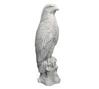 gartendekoparadies.de Eagle statue golden eagle, stone figure, H. 55 cm, 16 kg, gray, frost-proof made of cast stone for outdoor use