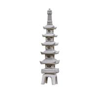 gartendekoparadies.de Solid large Japanese stone lantern pagoda made of cast stone frost-proof