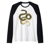 Garter Snakes Thamnophis sirtalis Raglan Baseball Tee