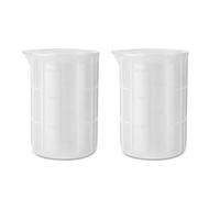 Gartful 300ml Large Silicone Measuring Cups, 10 oz Epoxy Resin Mixing Cups, Jewelry Casting Molds, Acrylic Paint Pouring, Cup Making, Nonstick Reusable, Set of 2