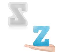 Gartful 4.7inch Resin Letter Molds for Casting, Z Capital Alphabet Resin Silicone Molds, Thick 3D Silicone Letter Molds for Making Letters, Word Sign Art, DIY Crafts, Making Candle, Party Home Decor
