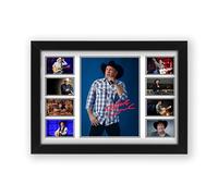 Garth Brooks Signed Poster Print - Limited Edition Autograph Fan Gift - Collectible Memorabilia Merchandise (Unframed A3 (30x40cm))