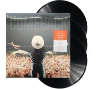 Garth Brooks - Triple Live - Exclusive Limited Edition Black Colored Vinyl 3LP w/ Comeback Cover