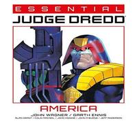Garth Ennis Essential Judge Dredd: America Paperback Book Garth Ennis Multicolor