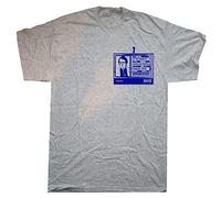 Garth Marenghis Darkplace Dagless Id Badge T Shirt Gray M
