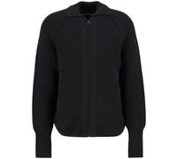Garthman Knitted Zip-Up Jumper - Black L