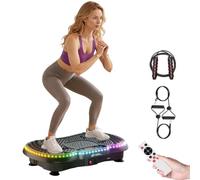 GartistGo 2026 Vibration Plate Exercise Machine, Whole Body Vibration Platform with Colorful LED Lights, Bluetooth Speaker, 200 Speed Levels, for Home Fitness, Weight Loss & Toning