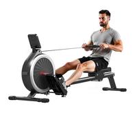 GartistGo Magnetic Rowing Machine, 16-Level Adjustable Resistance, Quiet Operation, Real-Time LCD Fitness Monitor, Upright Foldable Design, Full-Body Indoor Rower for Apartment Workouts