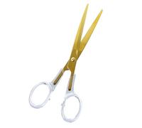 Gartner Studios Acrylic Scissors, Clear and Gold, 7”