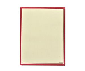 Gartner Studios Red Border Stationery Paper - 100 Count, (78466)