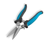 GARTOL 8" Scissors All Purpose Heavy Duty - Razor-Sharp Tin Snips for Sheet Metal, Electrical Wires, Insulation, Ropes, Cardboard | Electrician Tools with Cable Notch, Ergonomic Grip | DIY Scissors