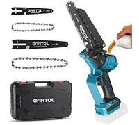 GARTOL Mini Chainsaw 8 Inch & 6 Inch, 1000W Brushless Cordless Electric Chain Saw, Handheld Chainsaw for Tree Trimming, Wood Cutting, Compatible with Makita 18V Battery (Battery Not Included)