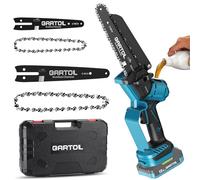 GARTOL Mini Chainsaw 8 Inch & 6 Inch Electric Chainsaw Cordless, Battery Powered Handheld Chain Saw for Tree Trimming, Wood Cutting - Compatible with Makita 18V Battery (Battery Not Included)