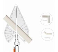 GARTOL Miter Shears- Multifunctional Trunking Shears for Angular Cutting of Moulding and Trim, Adjustable at 45 to 135 Degree, Hand Tools for Cutting Soft Wood, Plastic, PVC, with Replacement Blades