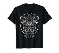 Garuda Indonesia in Black and White T-Shirt