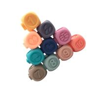 GARVALON 1 Set Colorful Soft Digital Educational Math for Develops Creativity Cognitive Skills for Early Learning and Playtime Random Color